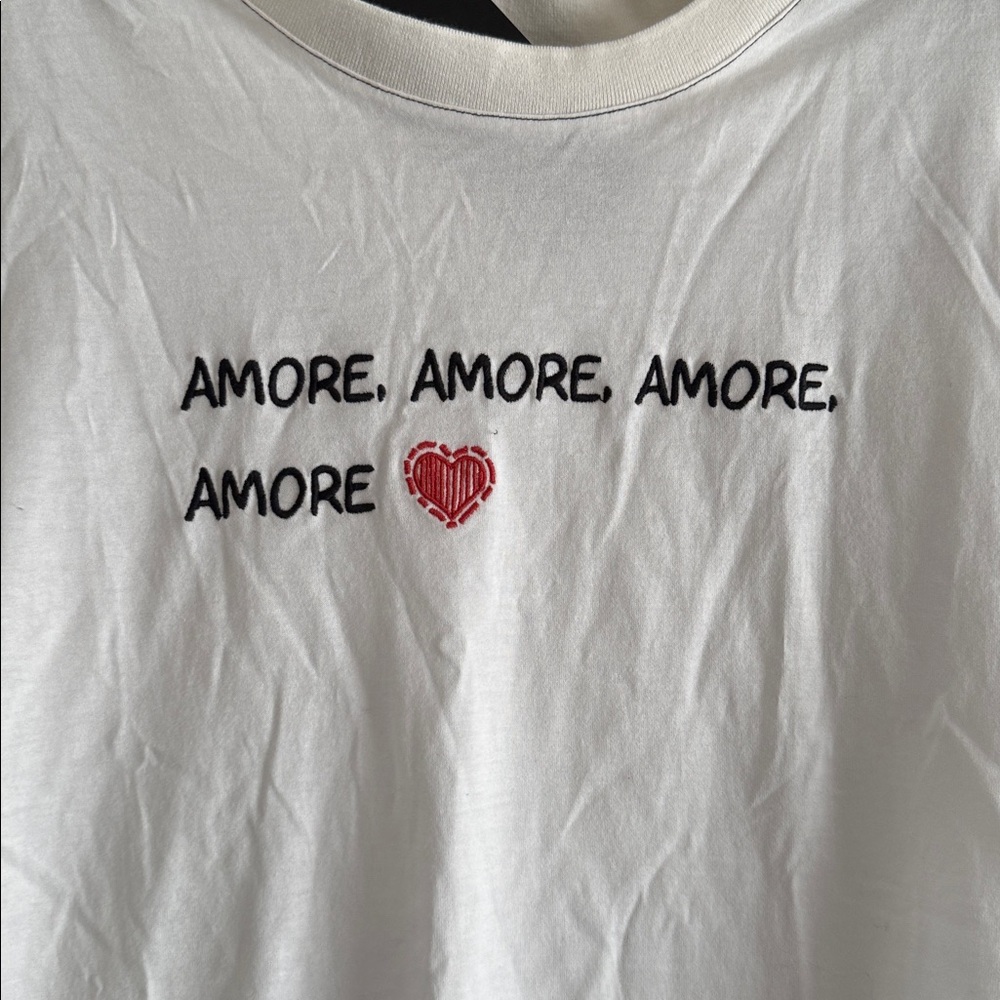 Dolce & Gabbana White Amore Tee - Picture 2 of 5